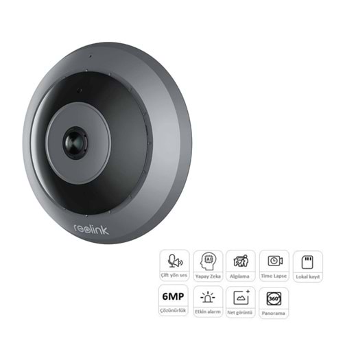 PN-PC3K01 Reolink FE-P 6MP POE Panoramik Kamera