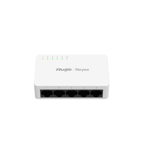 Reyee RG-ES05G-L 5 Portlu, 10/100/1000 Gigabit, Tak Çalıştır Switch,