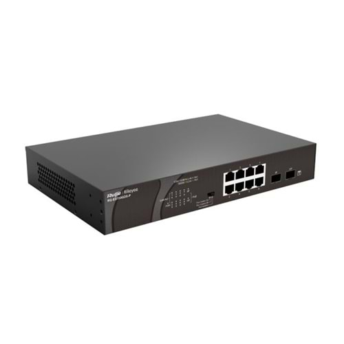 Reyee RG-ES110GDS-P 8Port, 10/100/1000 G.bit.Eth, 2Sfp Tak Çal. Switch