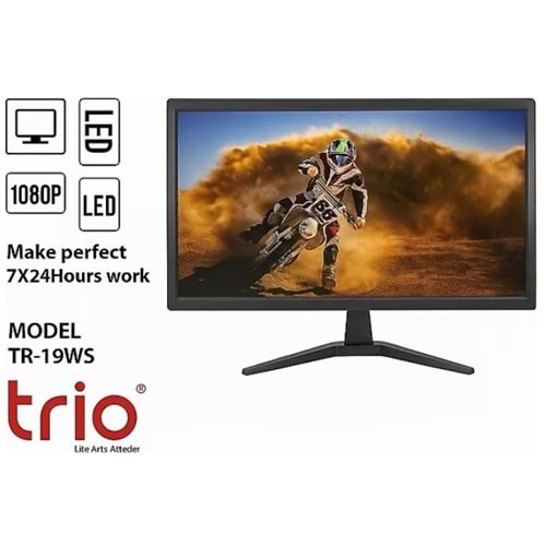 TR-19WS Trio Sesli HD Led Monitör