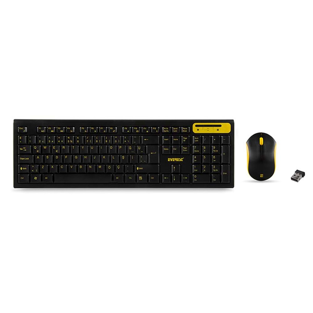 KM-5535 Everest Q Usb Kablosuz Standart Klavye+Mouse Set