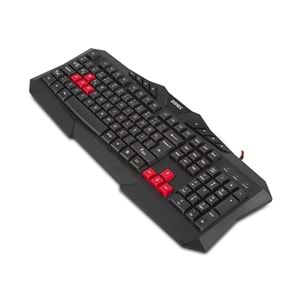KMX-88 Everest Usb Gökkuşağı Zemin Aydınlatmalı Oyuncu Klavye+Mouse