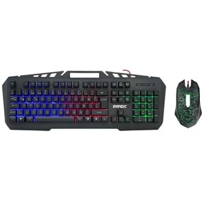KMX-99 Everest Usb Gökkuşağı Zemin Aydınlatmalı Oyuncu Klavye+Mouse