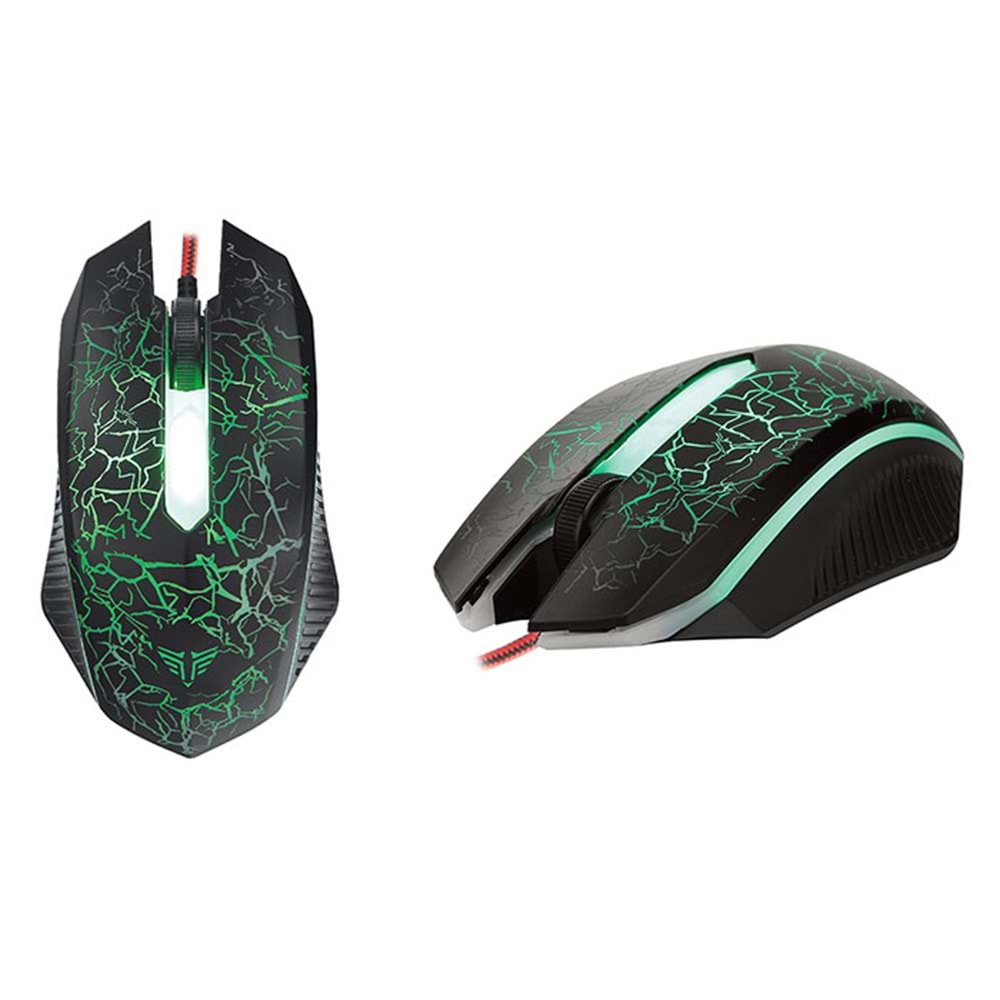 KMX-99 Everest Usb Gökkuşağı Zemin Aydınlatmalı Oyuncu Klavye+Mouse