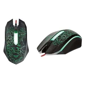 KMX-99 Everest Usb Gökkuşağı Zemin Aydınlatmalı Oyuncu Klavye+Mouse