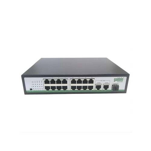 GAB-P162MGS Gabble 16Port 10/100POE+2Port G.bit Uplink+1Port G.bit SFP