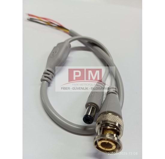 DC-562 Power Jack + Kablolu Hazır BNC