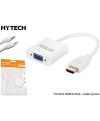 HY-HV35 Hytech Hdmı To Vga + Audio Çevirici Kablo
