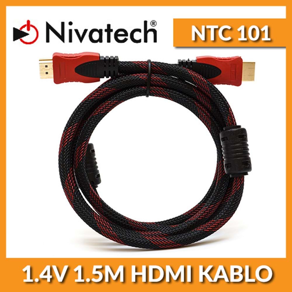NTC-101 Nivatech 1.5 Mt 1.4 V Hdmı To Hdmı Kablo
