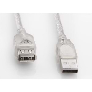 SL-AF2003 Slink Usb 2.0 3M Şeffaf Uzatma Kablosu