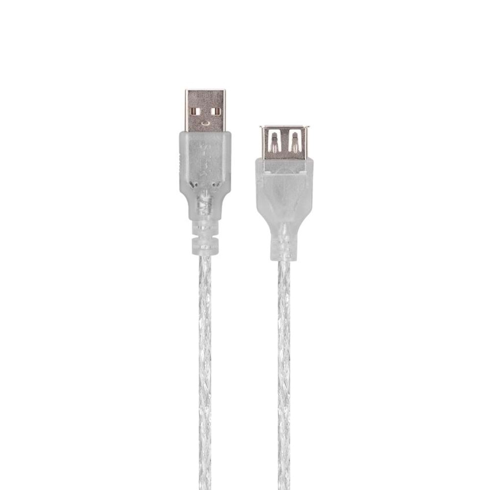 SL-AF2010 Slink Usb 2.0 10M Şeffaf Uzatma Kablosu