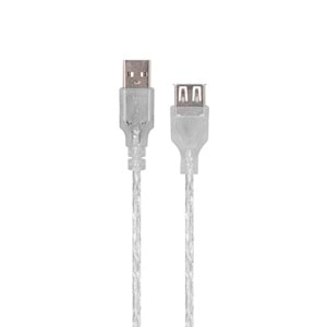 SL-AF2010 Slink Usb 2.0 10M Şeffaf Uzatma Kablosu