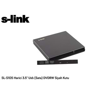 SL-S105 Slink Harici Usb (Sata) Dwdrw Siyah Kutu