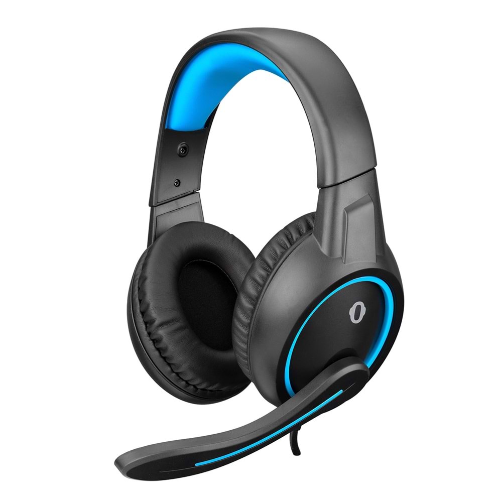 SN-GX1 SNOPY ERGO Siyah/Mavi 3,5mm Gaming Mikrofonlu Oyuncu Kulaklığı
