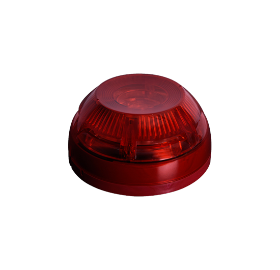 TFS-3192R Teknim Konvansiyonel Flaşörlü Alarm Sireni, Kırmızı